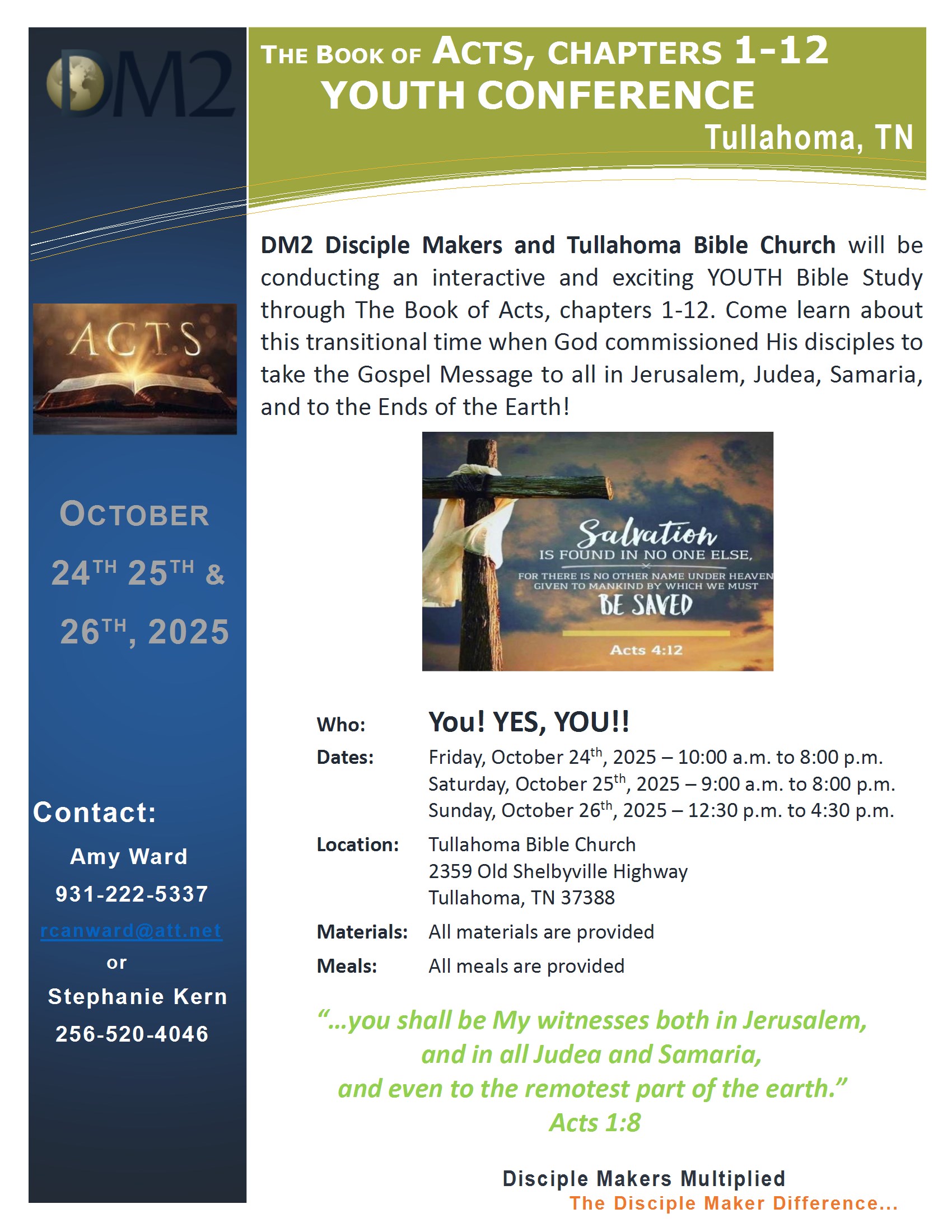 2025 Fall DM2 Acts 1-12 Youth Conference